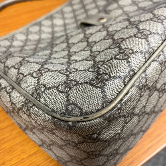 Authentic Brown Gucci Monogram GG Plus Joy Hobo Purse - Picture 7 of 16